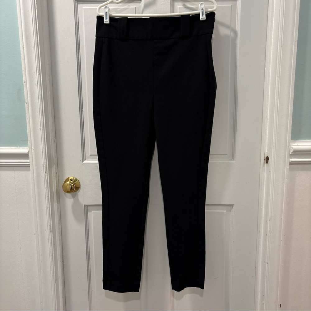 Reiss Women’s Millie Slim Leg Trouser Pants Size 10 Black Career Office EUC